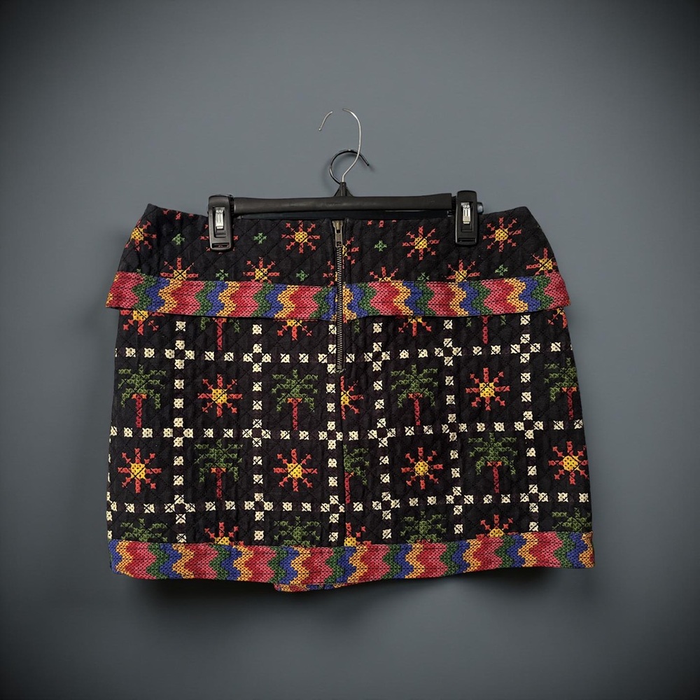 FARM Rio Multicolor Quilted Patterned Skirt - Picture 4 of 5